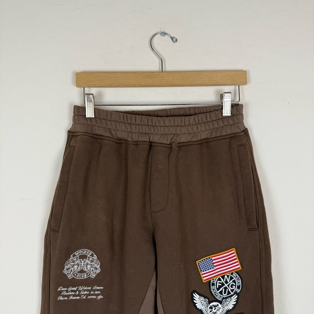 darc sports brown patchwork sweats 298/1000 - Picture 4 of 11